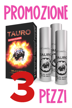 Spray Ritardante Tauro Extra Power 5ml 3 PEZZI
